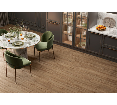 Керамогранит Alma Ceramica GFA2090GRW40R Grandwood 20x90 коричневый матовый под дерево