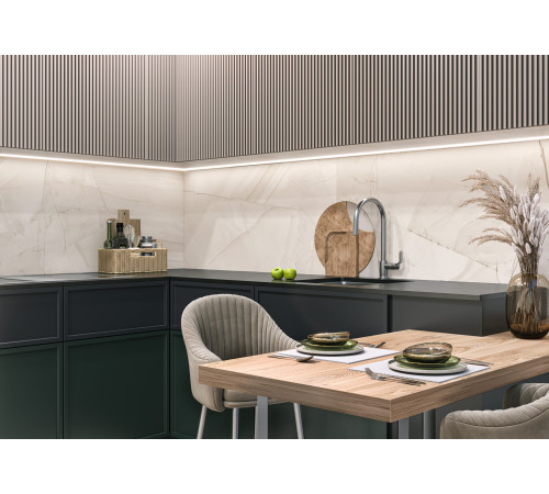 Керамогранит Delacora 60120IPR15 Impression Sugar 60x120 светло-светло-серый лаппатированный под оникс