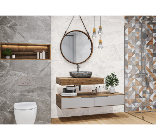 Плитка настенная Kioto Triangle WT93KIT55 300x900x10.5 Глянцевая