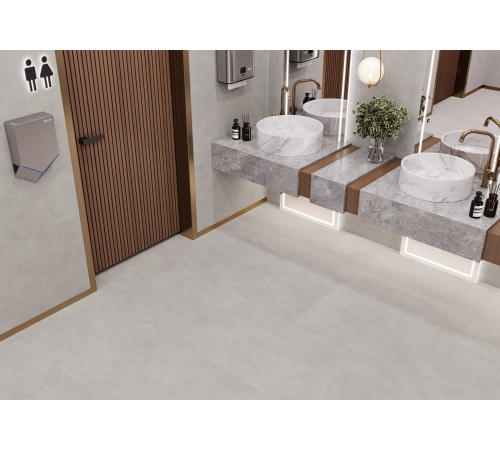 Керамогранит Delacora D120238M Life Cement Graphite 60x120 графит матовый / противоскользящий под цемент