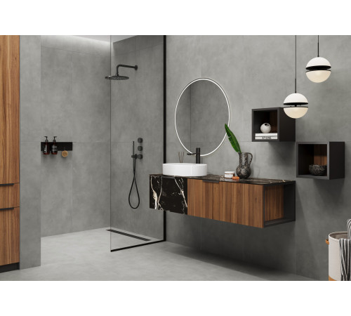 Керамогранит Alma Ceramica GFU6060MUR04R Mural 60x60 бежевый глазурованный матовый / противоскользящий под бетон