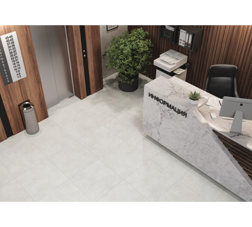 Керамогранит Alma Ceramica GFU6060MUR04R Mural 60x60 бежевый глазурованный матовый / противоскользящий под бетон