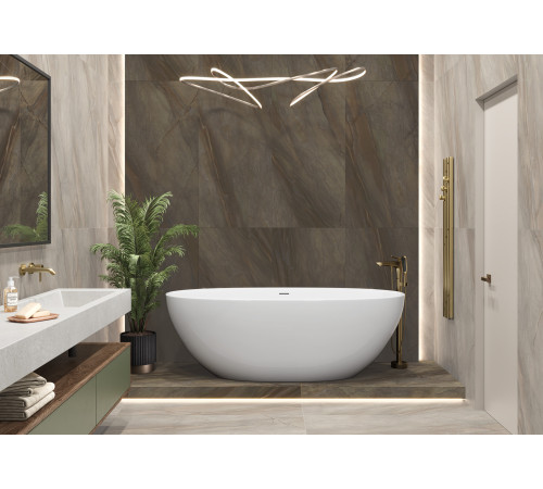 Керамогранит Delacora D30016M Nepal Light 30x60 серый матовый карвинг под камень