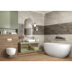 Керамогранит Delacora D30016M Nepal Light 30x60 серый матовый карвинг под камень