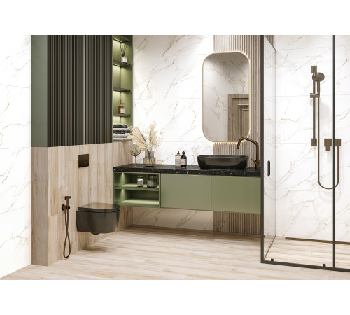 Керамогранит Alma Ceramica GFU60120NVD00L Nevada 60x120 белый лаппатированный под камень