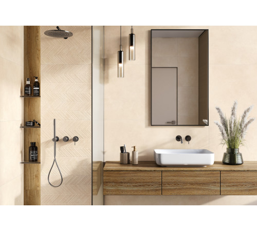 Керамогранит LCM 60120NEV44M Невел Чип кремовый / Nevel Crema Chip 60×120