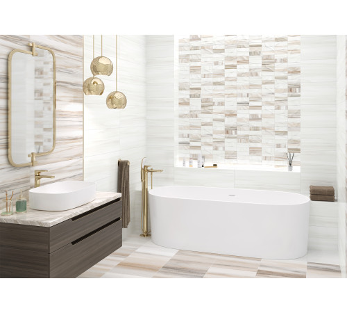 Плитка настенная Palissandro Brick WT15POL55R 246x740x9 Глянцевая