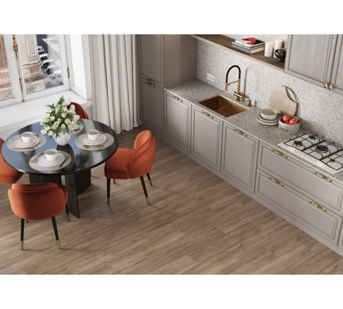 Керамогранит Delacora GP2090REL11R Realwood Beige Sugar 20x90 бежевый рельефный под дерево