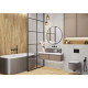 Керамогранит Alma Ceramica GFU6060RKL04R Rock Line 60x60 белый глазурованный матовый / противоскользящий под мрамор