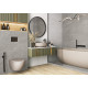 Керамогранит Alma Ceramica GFU6060RKL04R Rock Line 60x60 белый глазурованный матовый / противоскользящий под мрамор