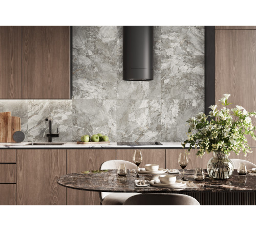 Керамогранит Alma Ceramica GFU6060RKL04R Rock Line 60x60 белый глазурованный матовый / противоскользящий под мрамор