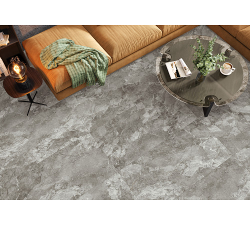 Керамогранит Alma Ceramica GFU6060RKL04R Rock Line 60x60 белый глазурованный матовый / противоскользящий под мрамор