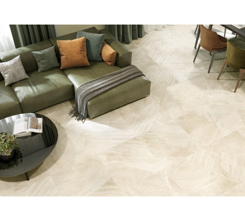 Керамогранит New Trend D60202M Rock Sand 60x60 песочный матовый / карвинг под камень