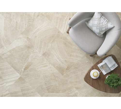 Керамогранит New Trend D60202M Rock Sand 60x60 песочный матовый / карвинг под камень