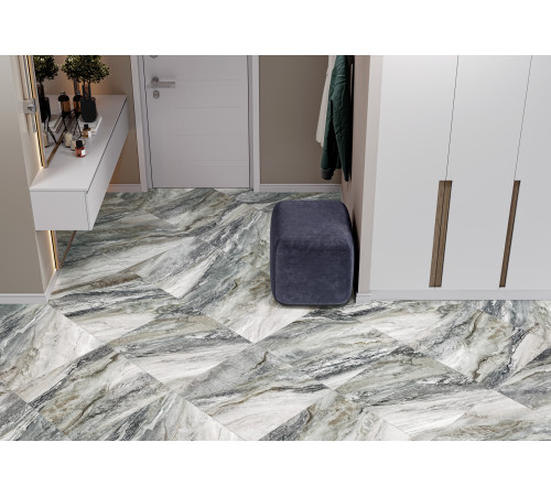 Керамогранит Delacora D120216M Simphony 60x120 серый матовый / карвинг под мрамор