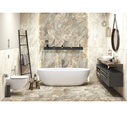 Керамогранит Delacora D30004M Slate Gray 30x60 серый матовый карвинг под камень