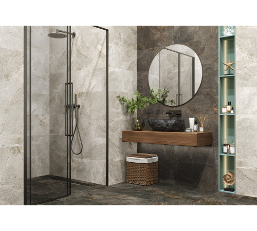 Керамогранит Delacora D30007M Stoncrete Copper 30x60 коричневый матовый карвинг под камень
