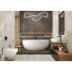 Керамогранит Delacora D30007M Stoncrete Copper 30x60 коричневый матовый карвинг под камень