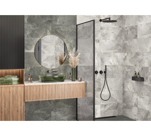 Керамогранит Delacora D30007M Stoncrete Copper 30x60 коричневый матовый карвинг под камень