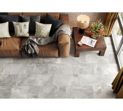 Керамогранит Delacora D30007M Stoncrete Copper 30x60 коричневый матовый карвинг под камень