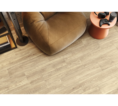 Керамогранит New Trend GP1560TAN11 Tanzania Beige 15.1x60.2 бежевый матовый / рельефный под дерево