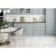 Керамогранит Alma Ceramica GFU6060TRZ07L Terrazzo 60x60 белый / бежевый лаппатированный под камень / терраццо