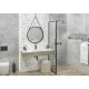 Керамогранит Alma Ceramica GFU6060TRZ07L Terrazzo 60x60 белый / бежевый лаппатированный под камень / терраццо
