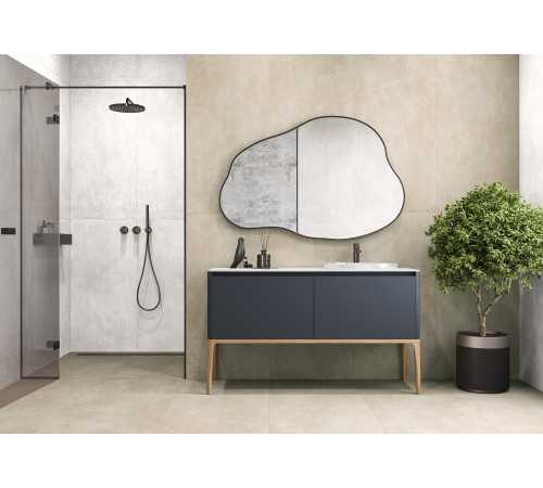 Керамогранит Alma Ceramica GFU60120TTM70R Totem 60x120 серый глазурованный матовый под бетон