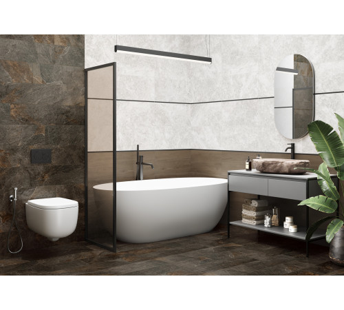 Керамогранит Delacora D30011M Tundra Sand 30x60 песочный матовый карвинг под камень
