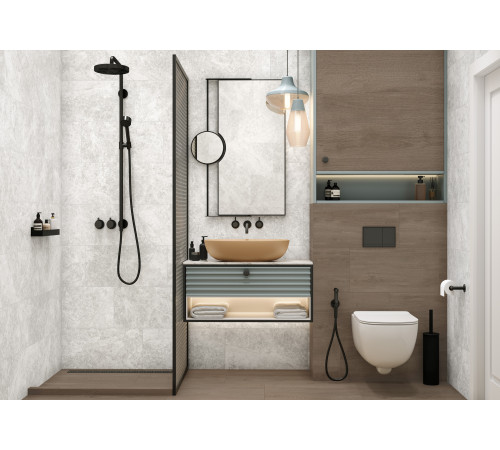 Керамогранит Delacora D30011M Tundra Sand 30x60 песочный матовый карвинг под камень