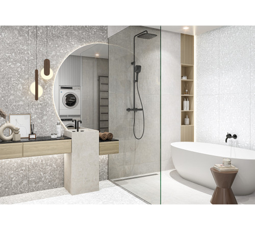 Керамогранит Delacora D12041M Turin Light 60x120 светло-серый матовый под камень