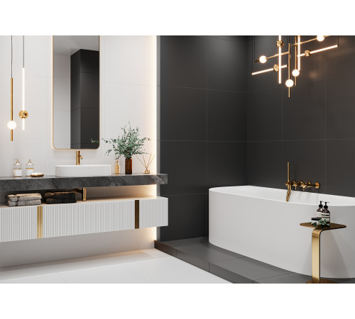 Керамогранит Alma Ceramica GFU04WIN00R Twin White 60x60 белый матовый моноколор