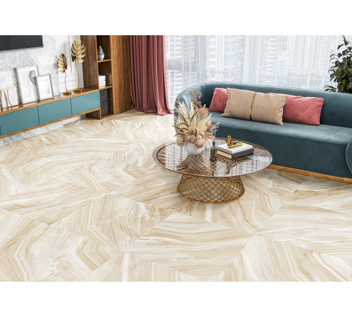 Керамогранит New Trend GP40VEI11L Venice Beige 60x60 бежевый лаппатированный под оникс