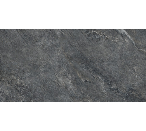 Керамогранит LCM 60120AJA99M Ajax Black 60x120 черный глазурованный матовый / карвинг под камень