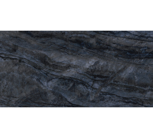 Керамогранит LCM 60120CBL23HG Cuba Blue 60x120 синий суперполированный под камень