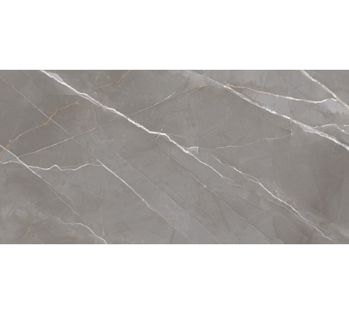 Керамогранит New Trend 60120ESE25P Essential Graphite 60x120 серый полированный под мрамор