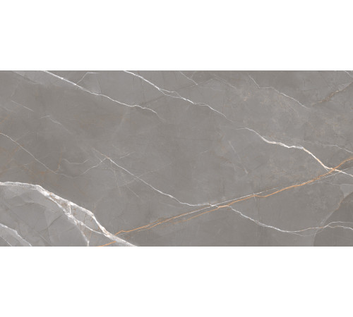 Керамогранит New Trend 60120ESE25P Essential Graphite 60x120 серый полированный под мрамор