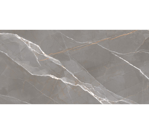 Керамогранит New Trend 60120ESE25P Essential Graphite 60x120 серый полированный под мрамор