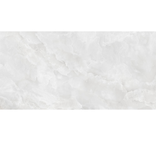Керамогранит New Trend 60120ETR00P Onice Vetro Light 60x120 светло-серый полированный под оникс