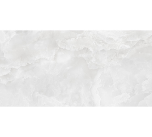 Керамогранит New Trend 60120ETR00P Onice Vetro Light 60x120 светло-серый полированный под оникс