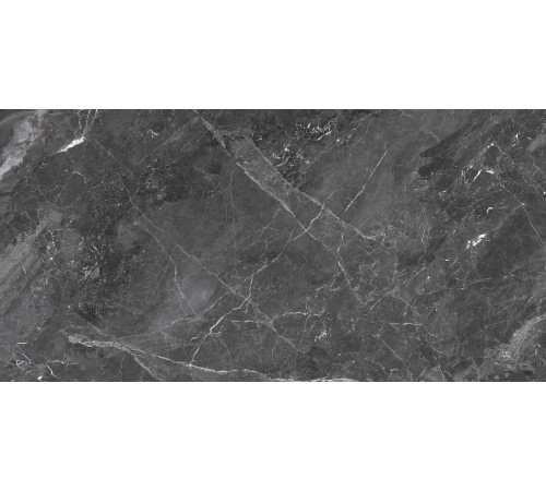 Керамогранит Delacora 60120GRY99 Greiny Dark Sugar 60x120 черный лаппатированный под камень