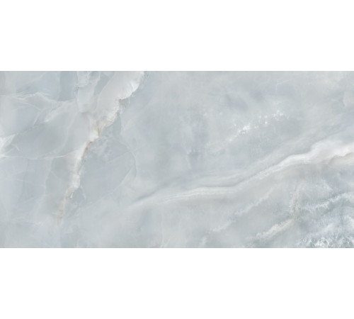 Керамогранит Delacora 60120ONB06 Onyx Breez Sugar 60x120 голубой лаппатированный под оникс