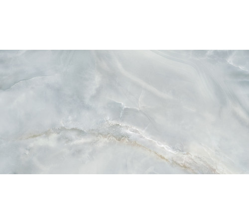Керамогранит Delacora 60120ONB06 Onyx Breez Sugar 60x120 голубой лаппатированный под оникс