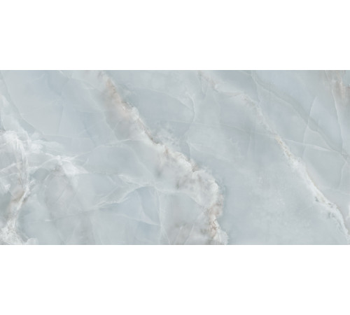 Керамогранит Delacora 60120ONB06 Onyx Breez Sugar 60x120 голубой лаппатированный под оникс