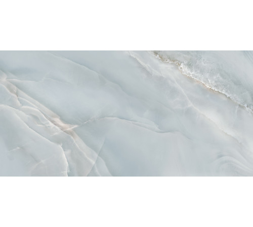 Керамогранит Delacora 60120ONB06 Onyx Breez Sugar 60x120 голубой лаппатированный под оникс