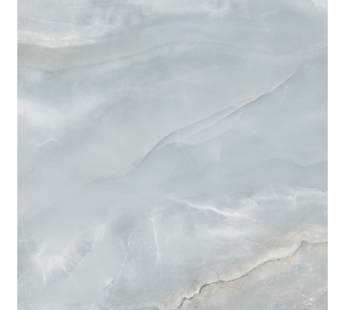 Керамогранит Delacora 6060ONB06 Onyx Breez Sugar 60x60 голубой лаппатированный под оникс