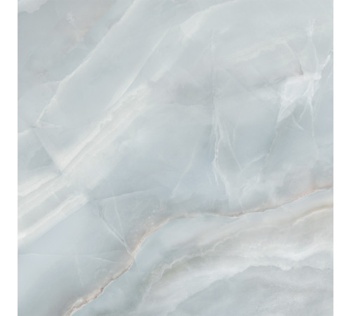 Керамогранит Delacora 6060ONB06 Onyx Breez Sugar 60x60 голубой лаппатированный под оникс