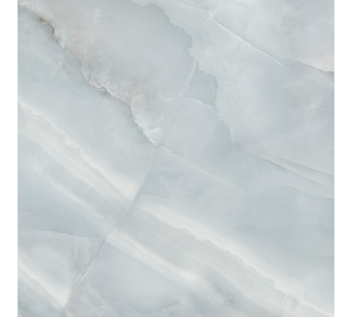Керамогранит Delacora 6060ONB06 Onyx Breez Sugar 60x60 голубой лаппатированный под оникс