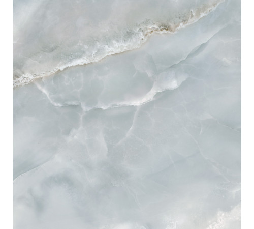 Керамогранит Delacora 6060ONB06 Onyx Breez Sugar 60x60 голубой лаппатированный под оникс