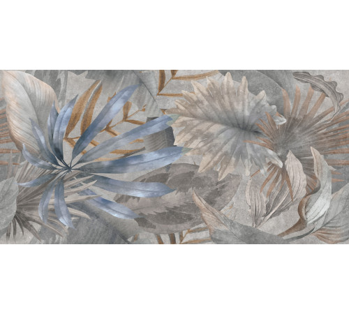 Керамогранит New Trend D120240G Багамы Флористика темный / Bahamas Floristry Dark 60×120